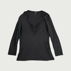 V Neck 3/4 Sleeve Tee